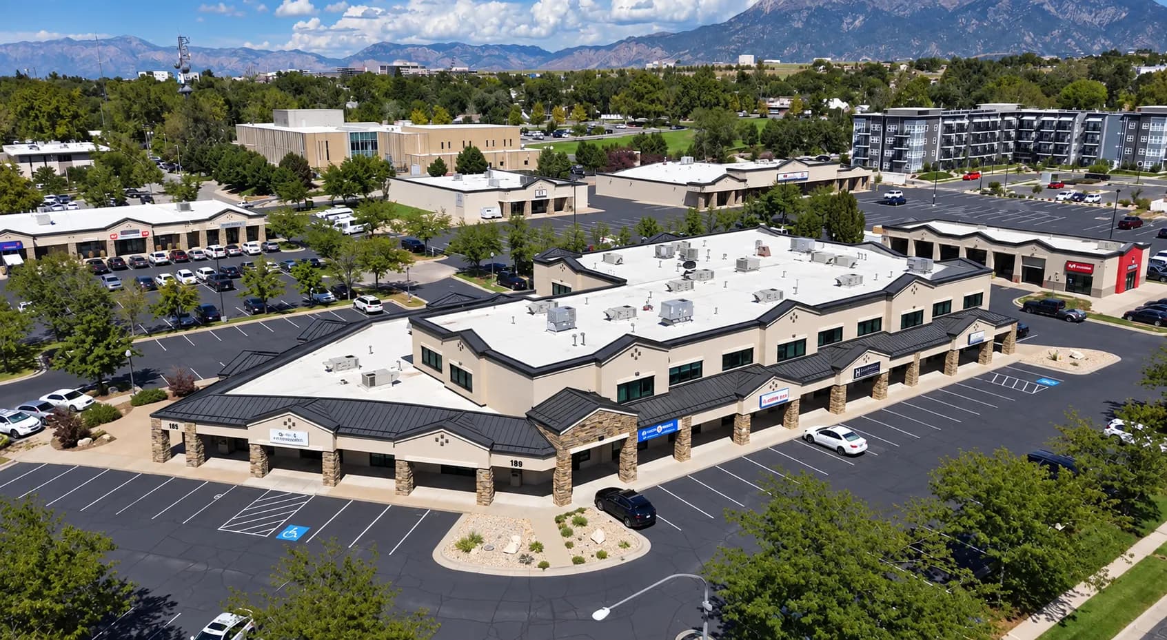 Rendering of the renovated Clearfield Town Square exterior on State Street, Clearfield